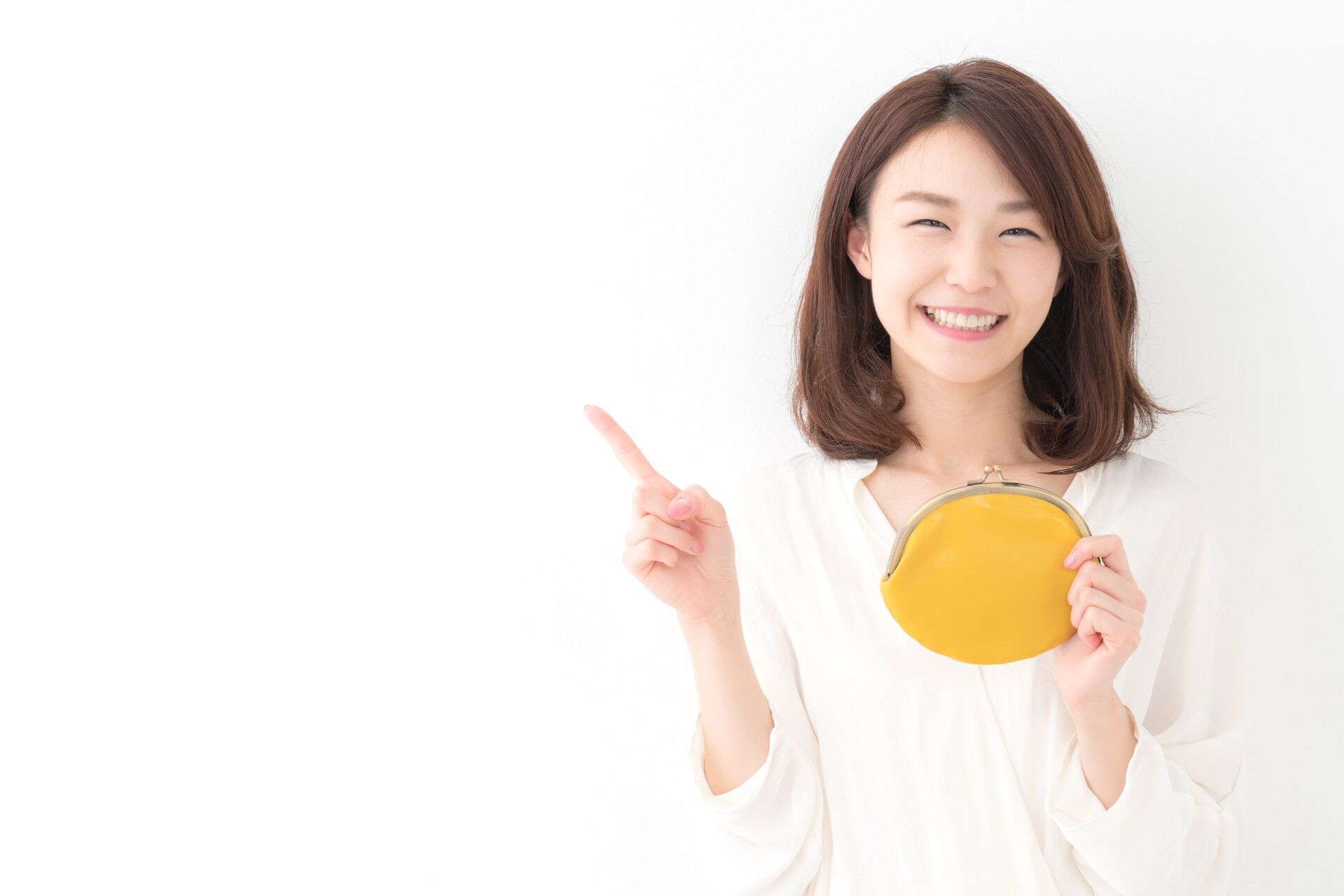 閃く女性